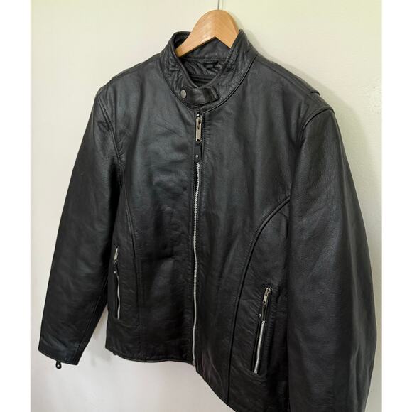 Street & Steel Scooter Leather Jacket - Size Large - Picture 3 of 15